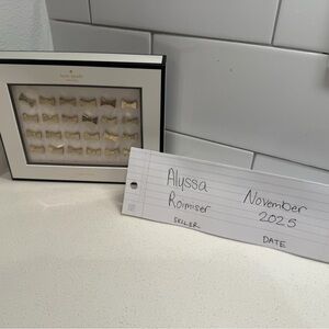 Kate Spade Gold Bow Pins